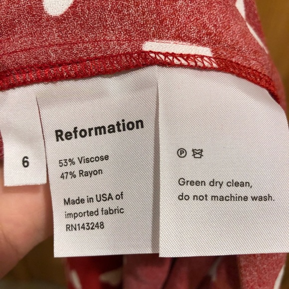 NWOT Reformation Gavin heart dress - Picture 13 of 14